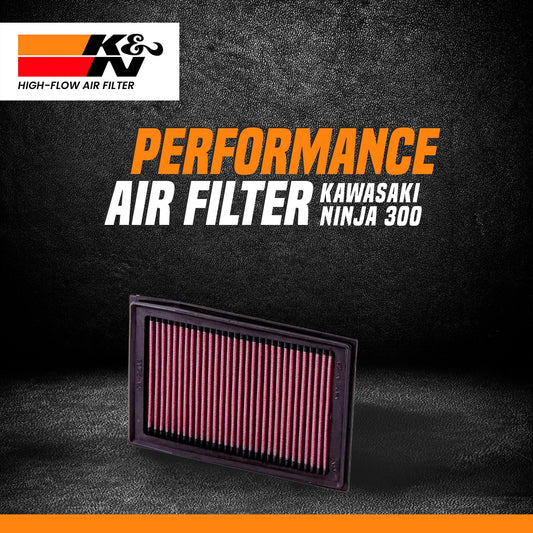 K&N air filter NINJA 250/300 - LRL Motors