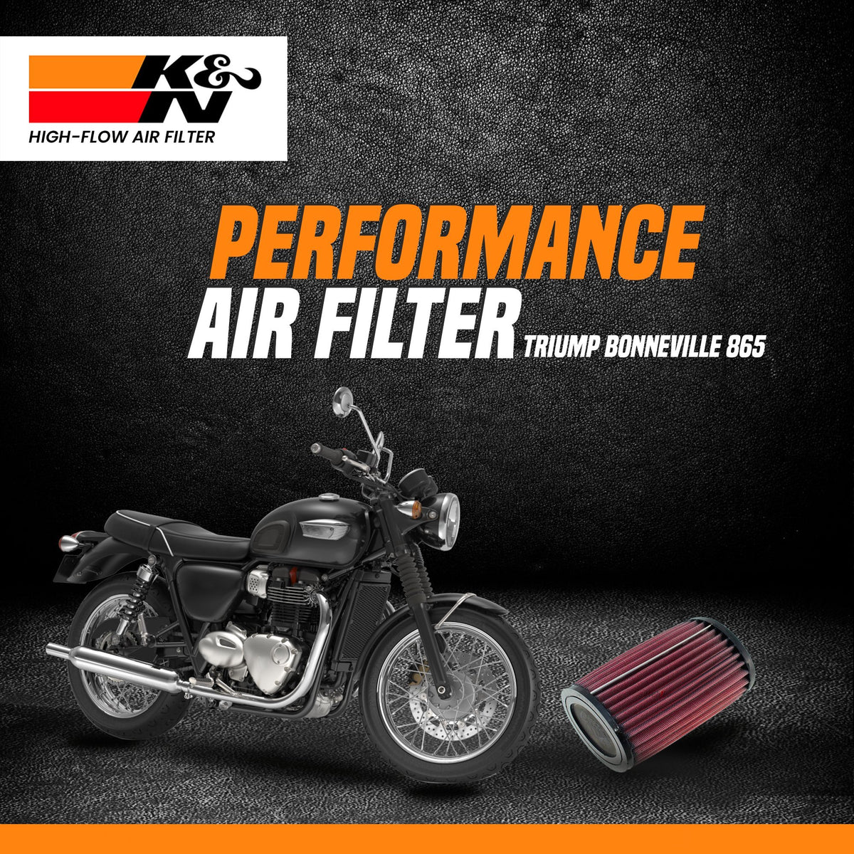K&N air filter Triumph Bonneville - LRL Motors
