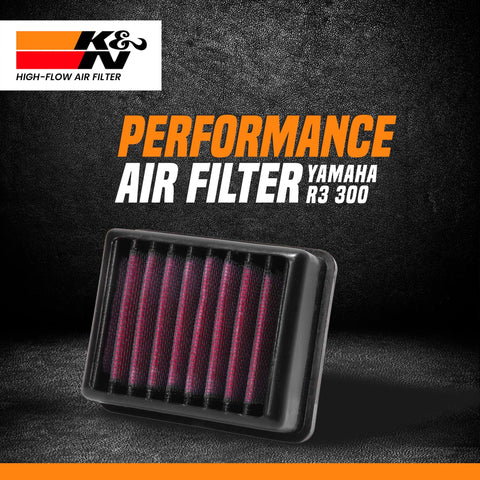 K&N air filter YAMAHA R3 - LRL Motors