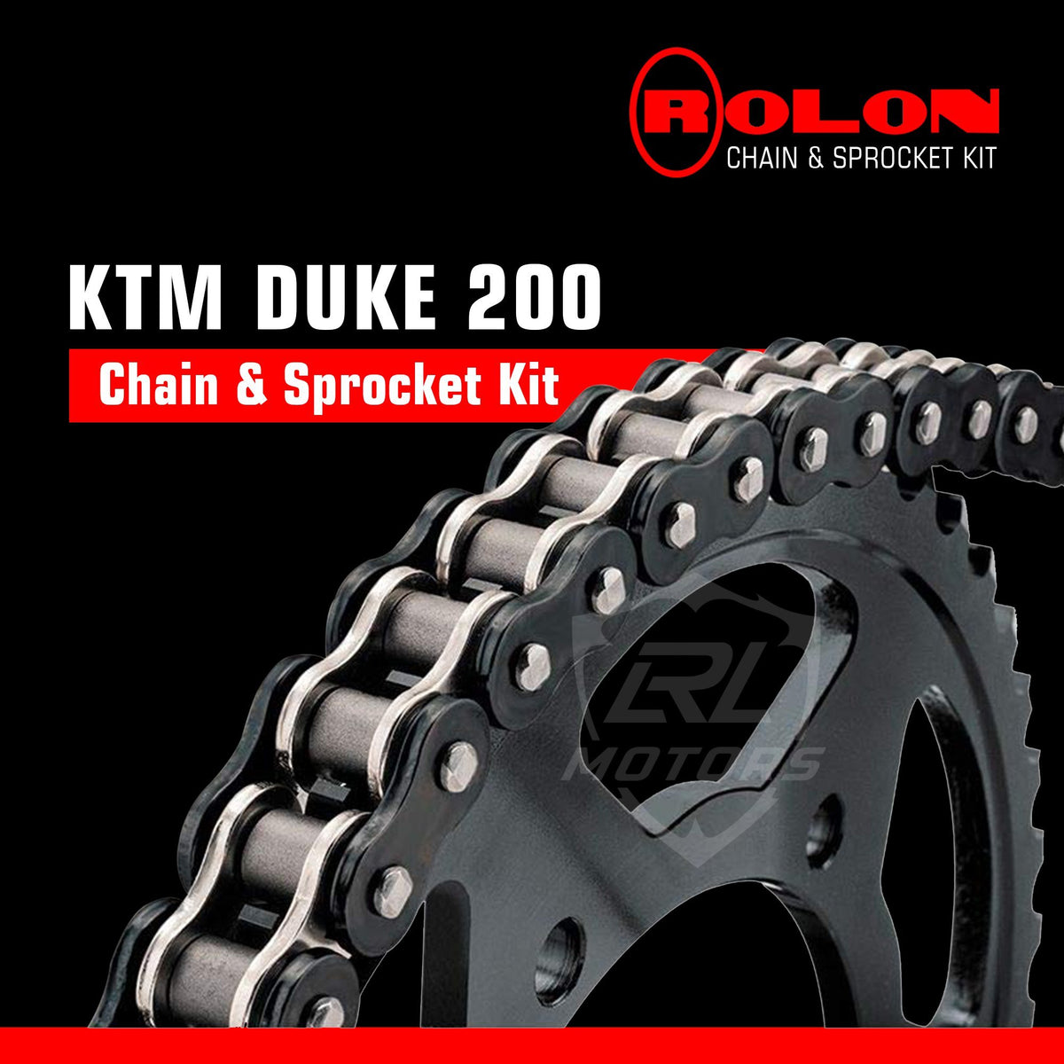 KTM 200 Rolon Chain & Sprocket kit - LRL Motors