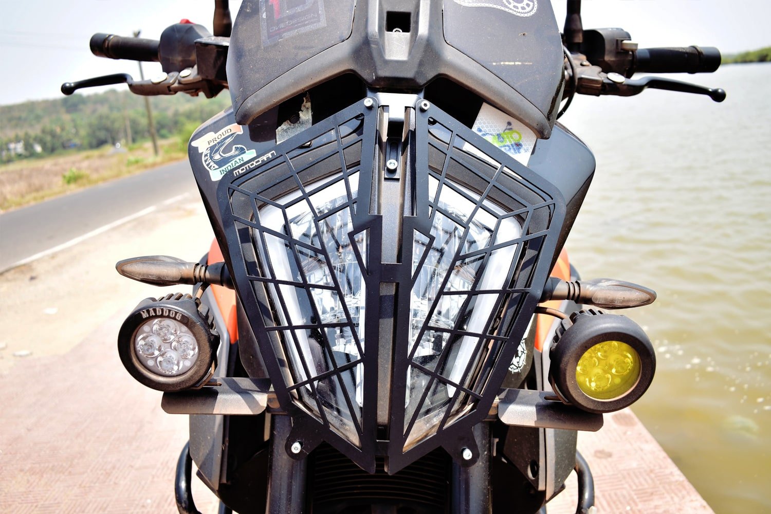 KTM 390 Adventure motocaan Headlight Grill - LRL Motors