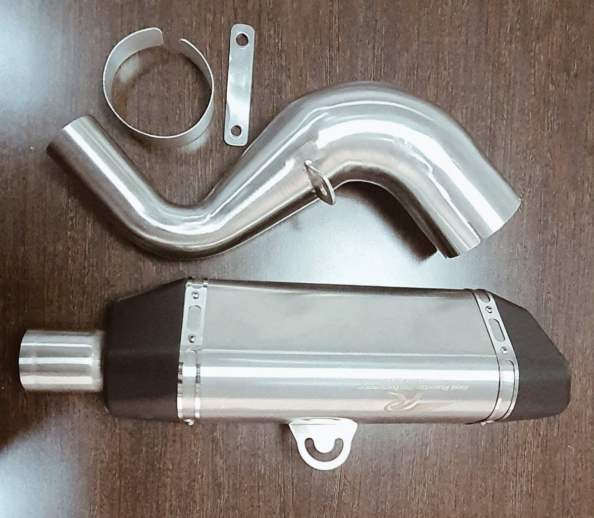 KTM Adventure 390 Red Rooster Performance Exhaust System-catalytic converter to remove - LRL Motors