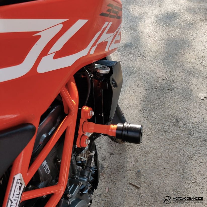 Motor Frame Sliders KTM Duke 125/200/ 250/390 Motoaggrandize Frame Slider Crash Protector ...