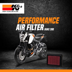 KTM Duke 200 K&N Air Filter (BS6) - LRL Motors