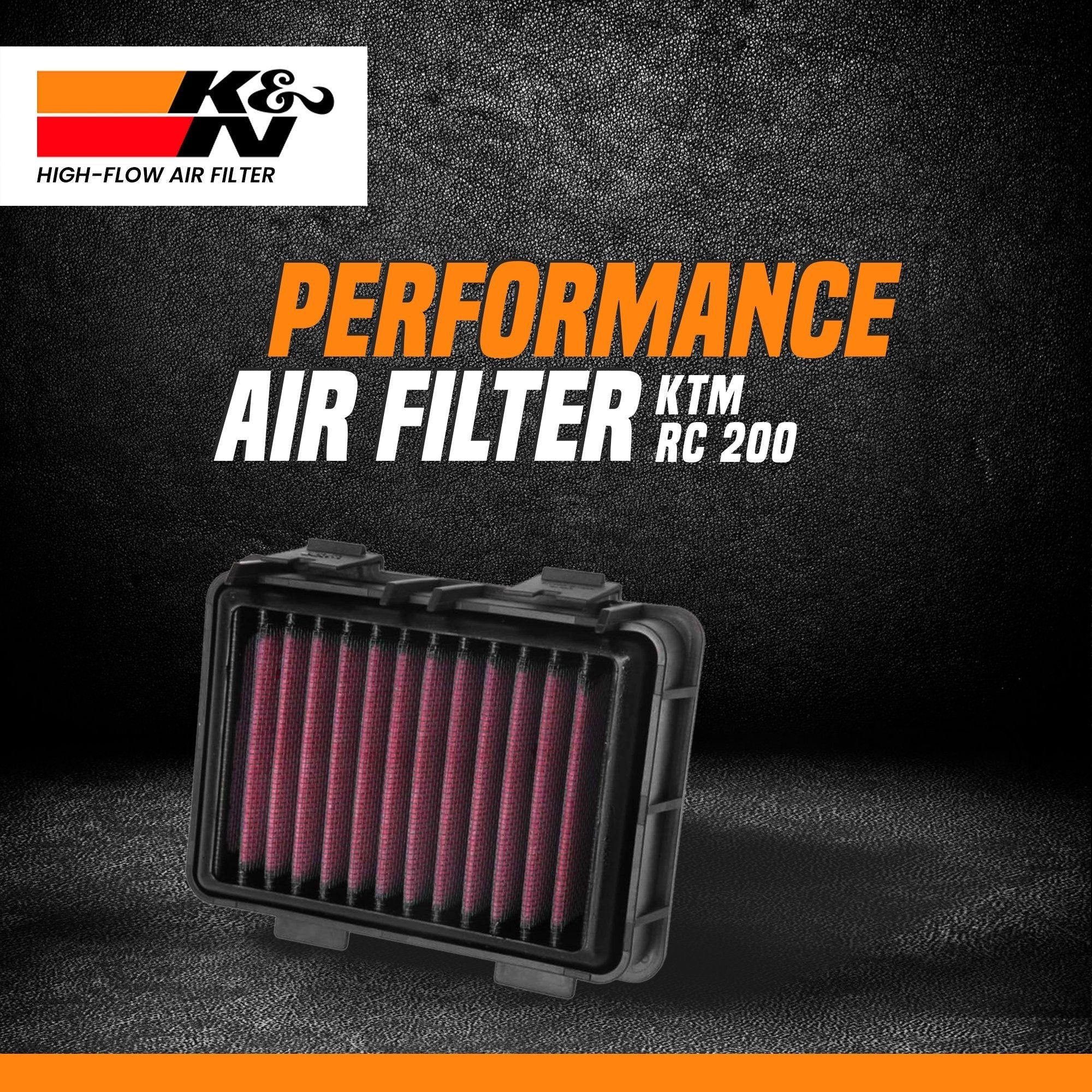 KTM RC 200 K&N Air Filter ( BS6) - LRL Motors