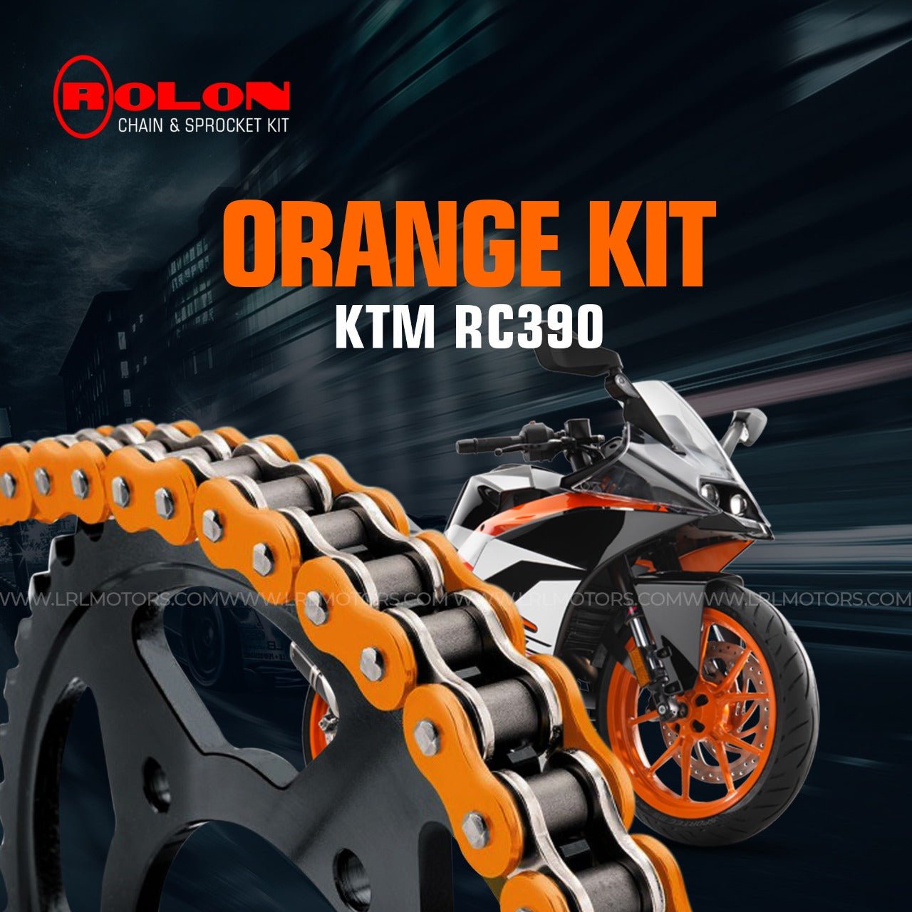 KTM RC 390 ROLON ORANGE KIT – LRL Motors
