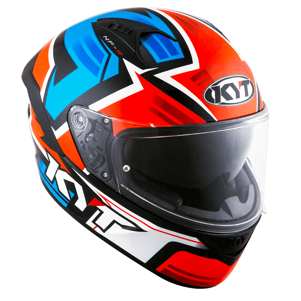 KYT NF-R Artwork Red/Blue - LRL Motors