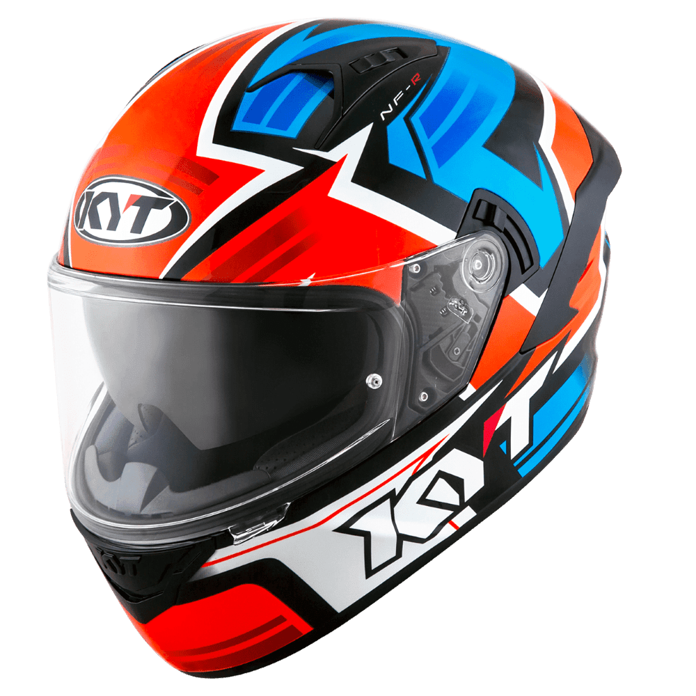 KYT NF-R Artwork Red/Blue - LRL Motors