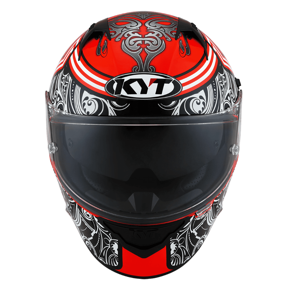 KYT NF-R Steel Flower Red - LRL Motors
