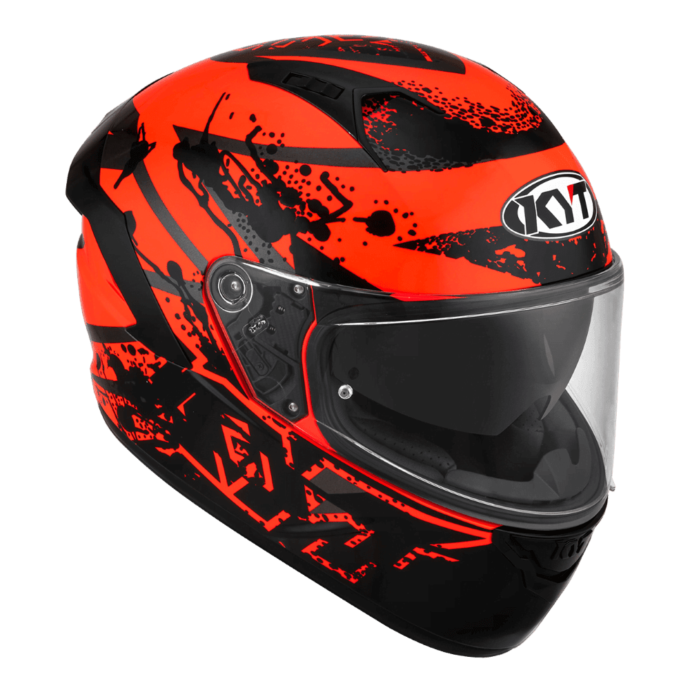 KYT NFR neutron red Full Face Helmet - LRL Motors