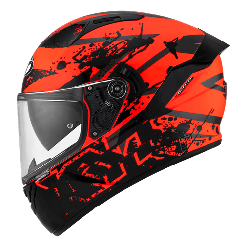 KYT NFR neutron red Full Face Helmet - LRL Motors