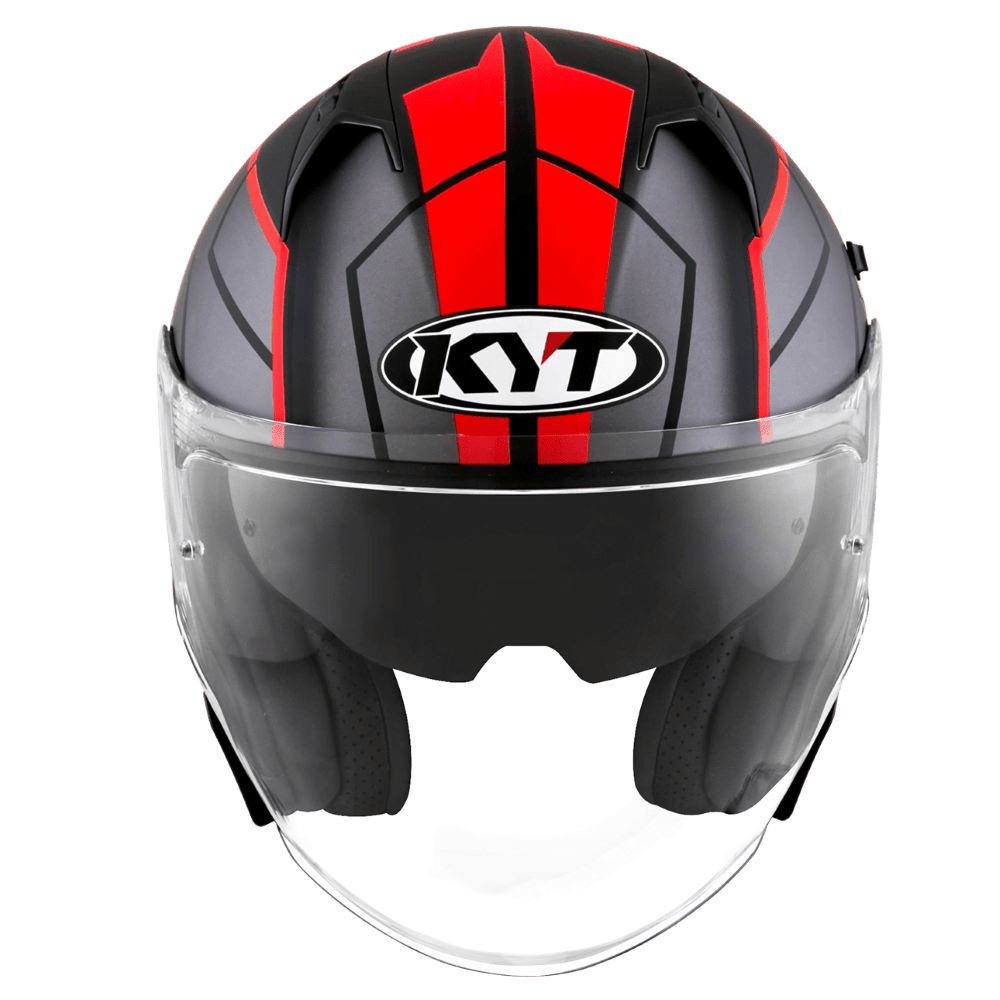 KYT NJ-F Motion Matt Red Fluo - LRL Motors