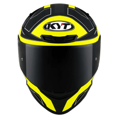 KYT TT Course Electron Matt Black/Yellow - LRL Motors