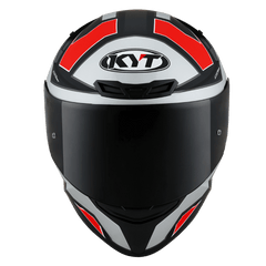 KYT TT Course Electron Matt Grey/Red - LRL Motors