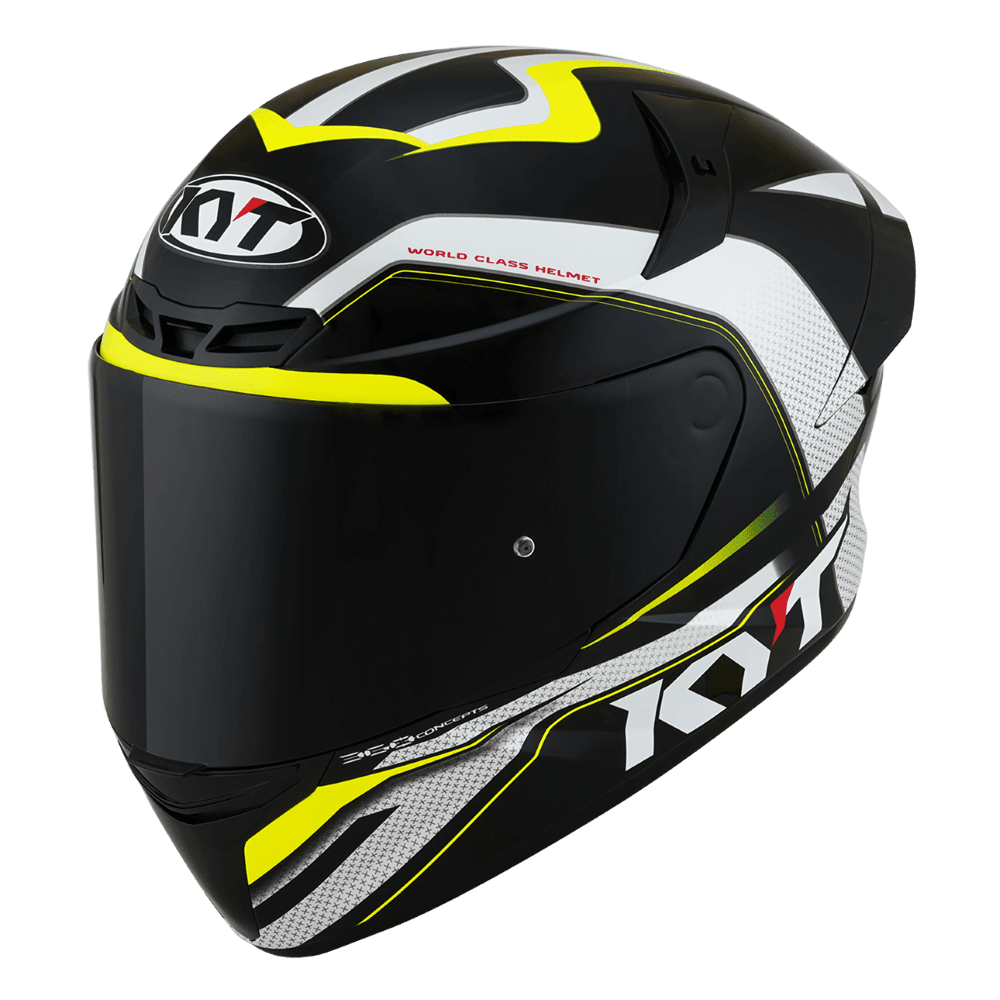 KYT TT Course Grand Prix Black/Yellow - LRL Motors
