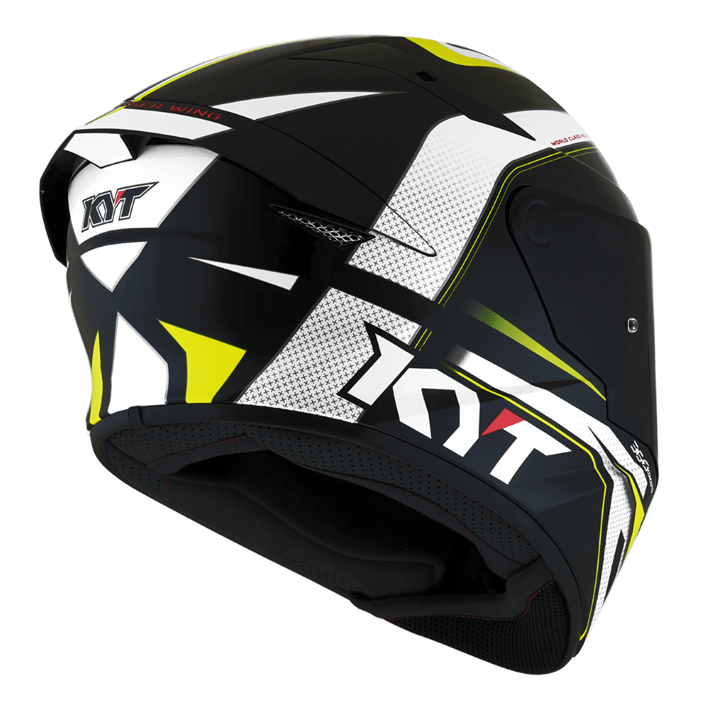 KYT TT Course Grand Prix Black/Yellow - LRL Motors