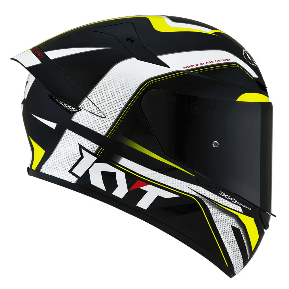 KYT TT Course Grand Prix Black/Yellow - LRL Motors