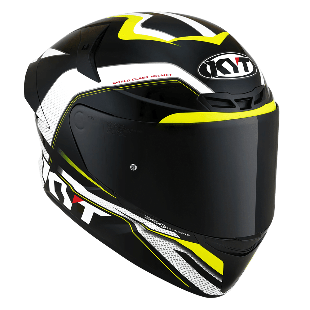 KYT TT Course Grand Prix Black/Yellow - LRL Motors