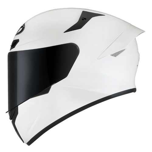 KYT TT Course Plain White - LRL Motors