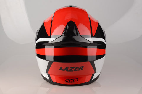 Lazer Helmet MH5 Black Red White - LRL Motors