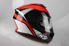 Lazer Helmet MH5 Black Red White - LRL Motors