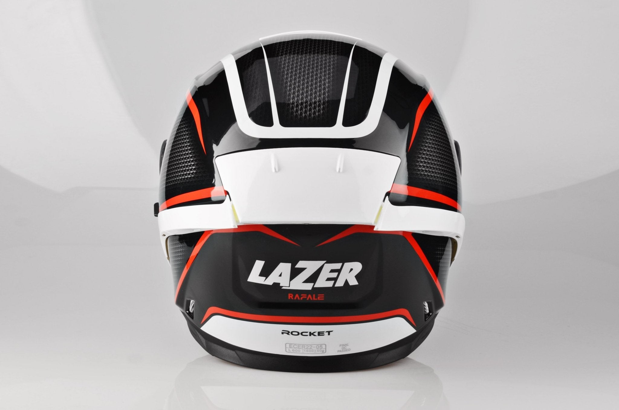 Lazer Helmet Rafale ONI Dark Grey White - LRL Motors