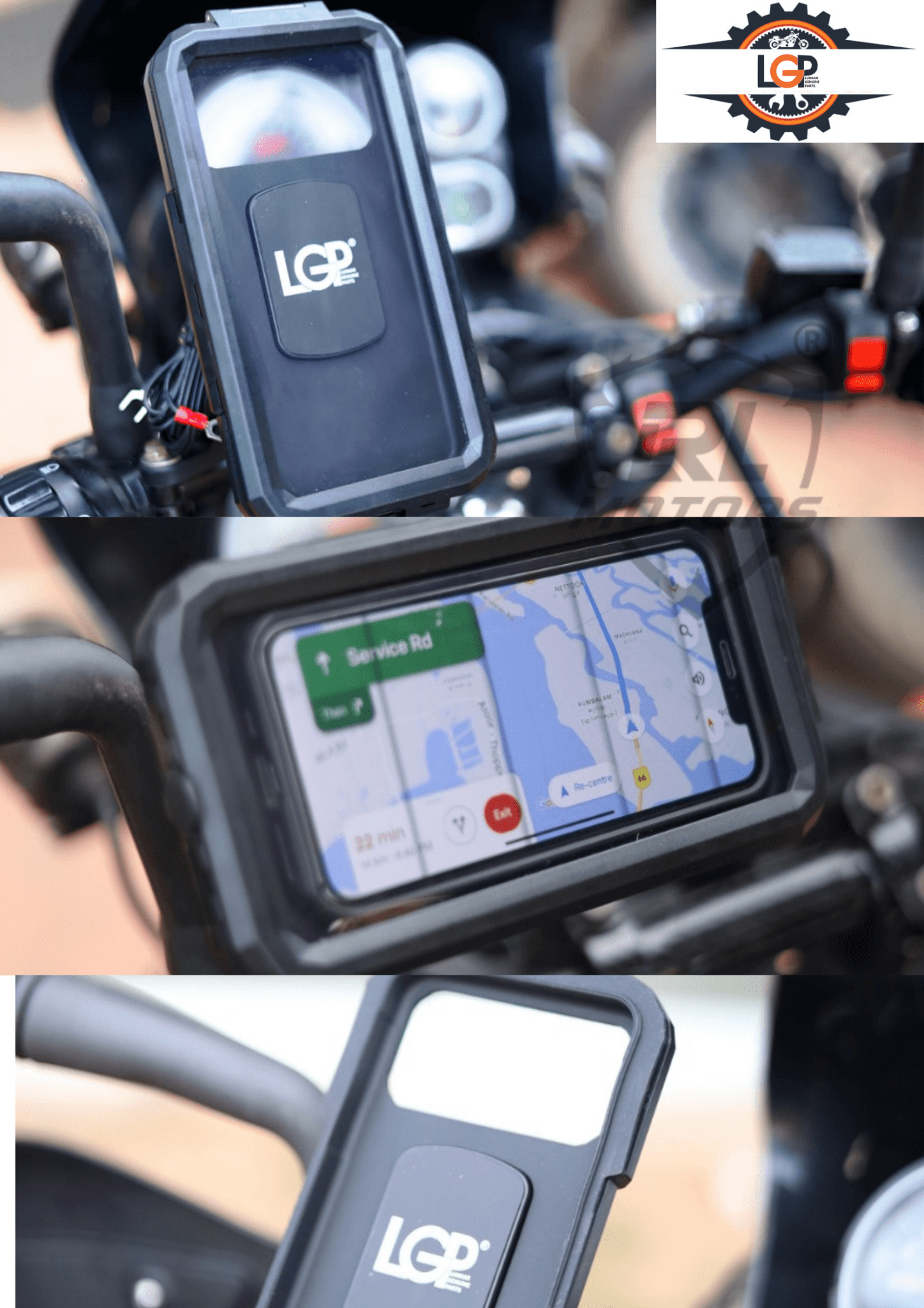 LGP Universal Waterproof Mobile Pouch With Wireless Charger - LRL Motors