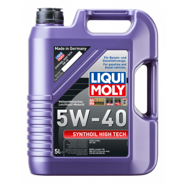 Liqui Moly Synthoil High Tec 5W-40 ( 5L) - LRL Motors