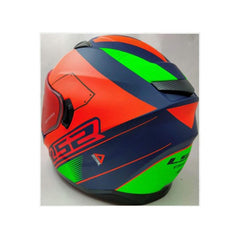 LS2 FF320 Stream Evo Stash Matt Navy Blue Orange Full Faced Helmet - LRL Motors