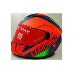 LS2 FF320 Stream Evo Stash Matt Navy Blue Orange Full Faced Helmet - LRL Motors