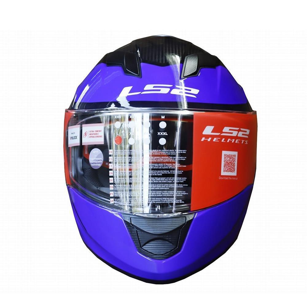 LS2 HELMETS - FF320 FLAUX BLACK BLUE - LRL Motors
