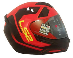 LS2 Helmets - FF352 Rookie - Iron Face - Gloss Black Orange - Single Mercury Visor Full Face Helmet - LRL Motors