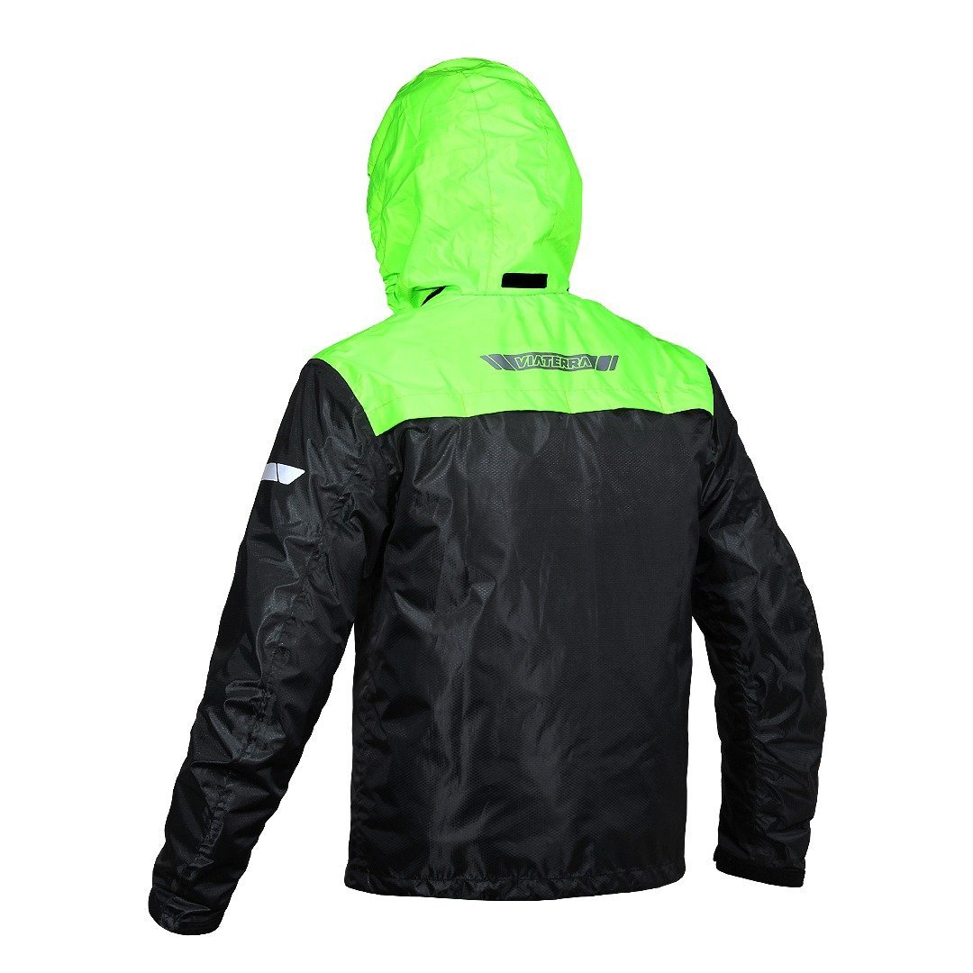 M200 RAIN JACKET – PRO(BLACK/GREEN) - LRL Motors