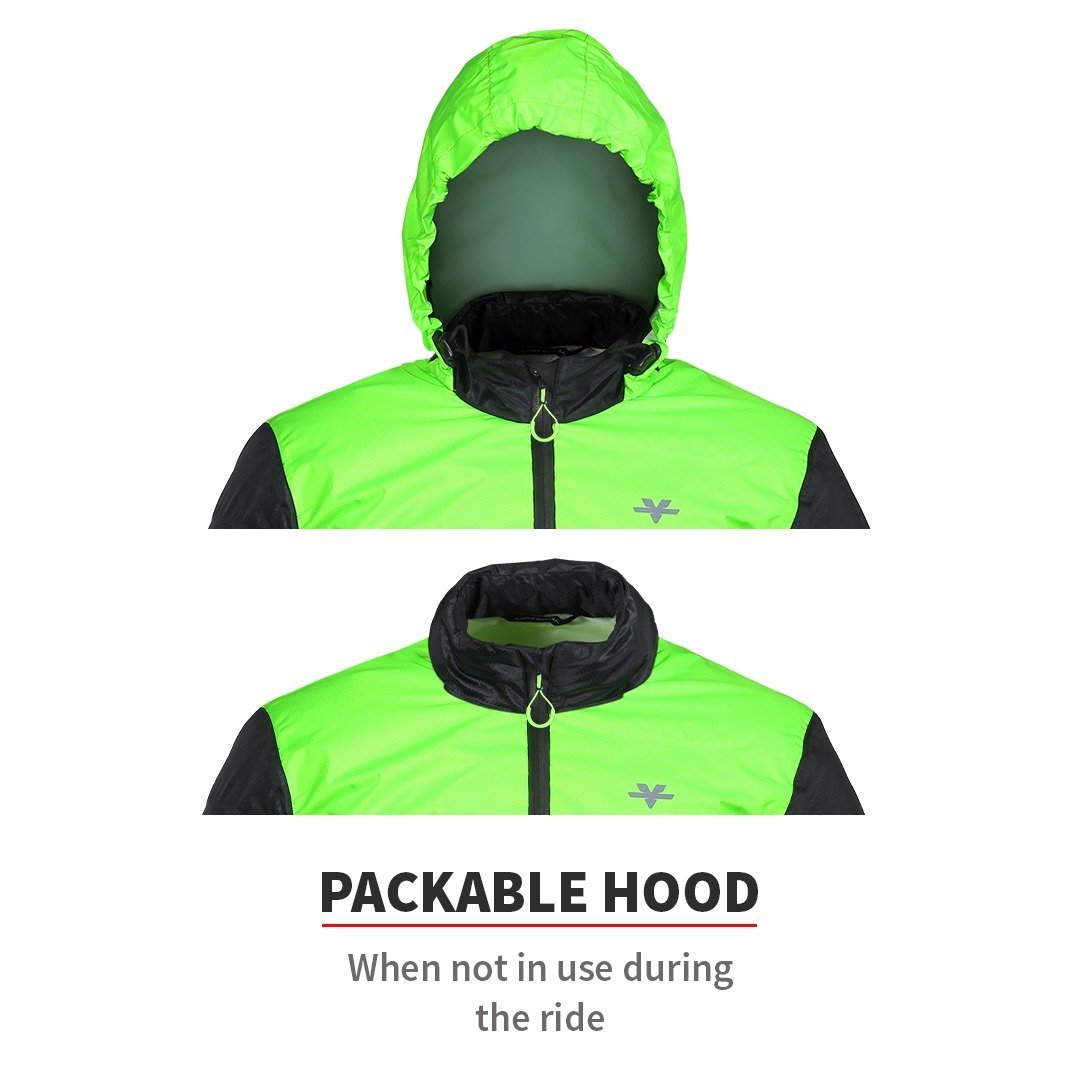 M200 RAIN JACKET – PRO(BLACK/GREEN) - LRL Motors