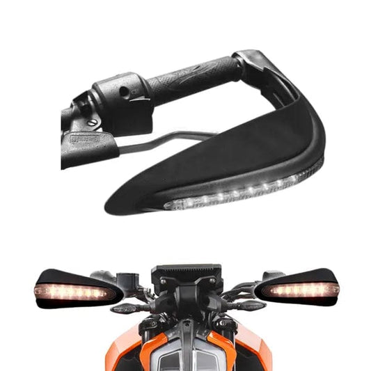 Motorcycle Hand Guard Kit Light LED Handle Bar Protector - LRL Motors