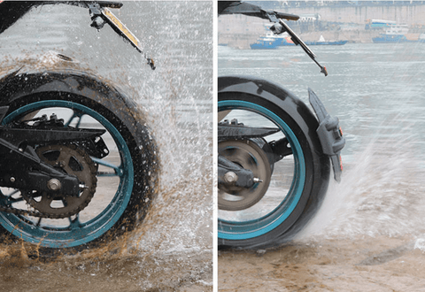 Motorcycle rear fender Rainshield Universal Tyre Guard/Hugger - LRL Motors