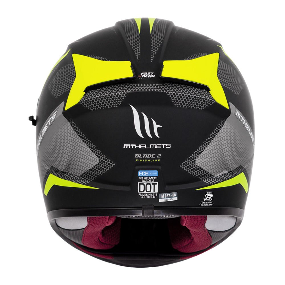 MT Helmets Blade 2SV Finishline - LRL Motors
