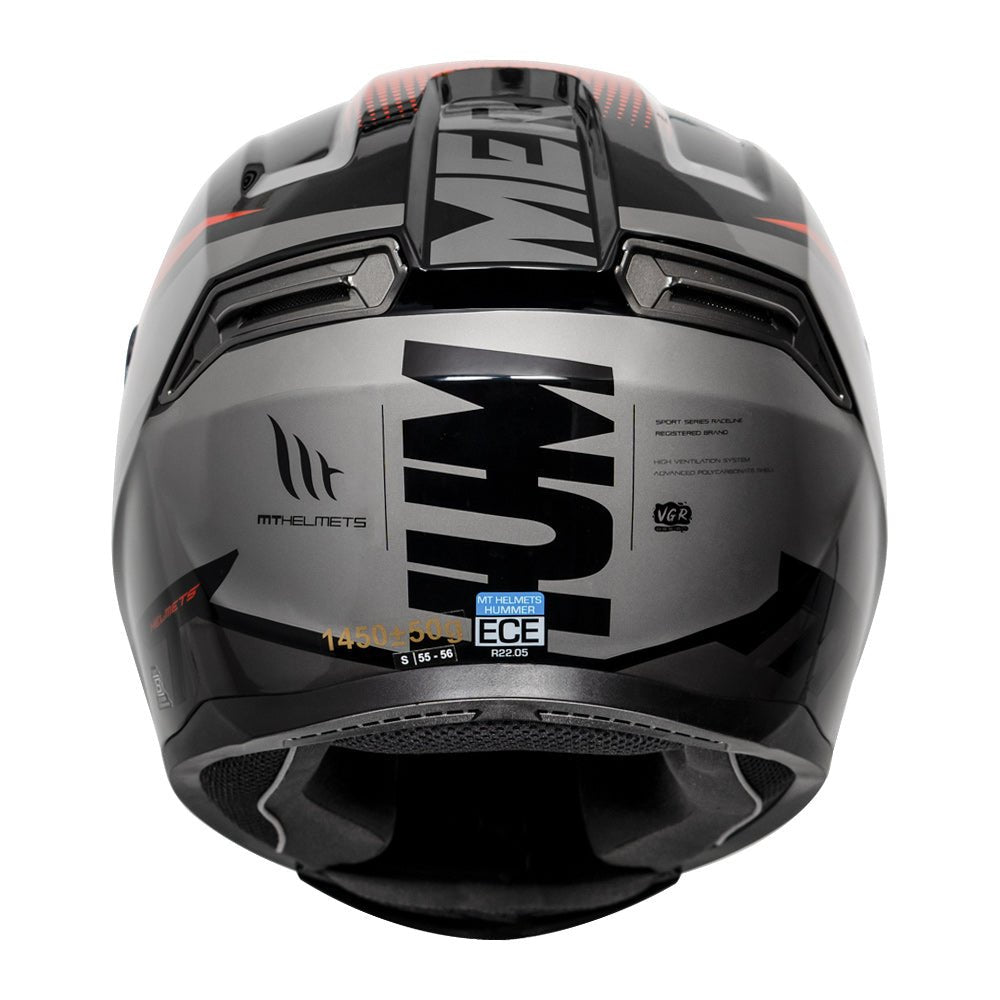 MT Helmets Hummer Brick Gloss LRL Motors