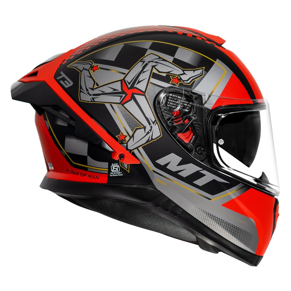 MT Helmets thunder 3 pro isle of man - LRL Motors