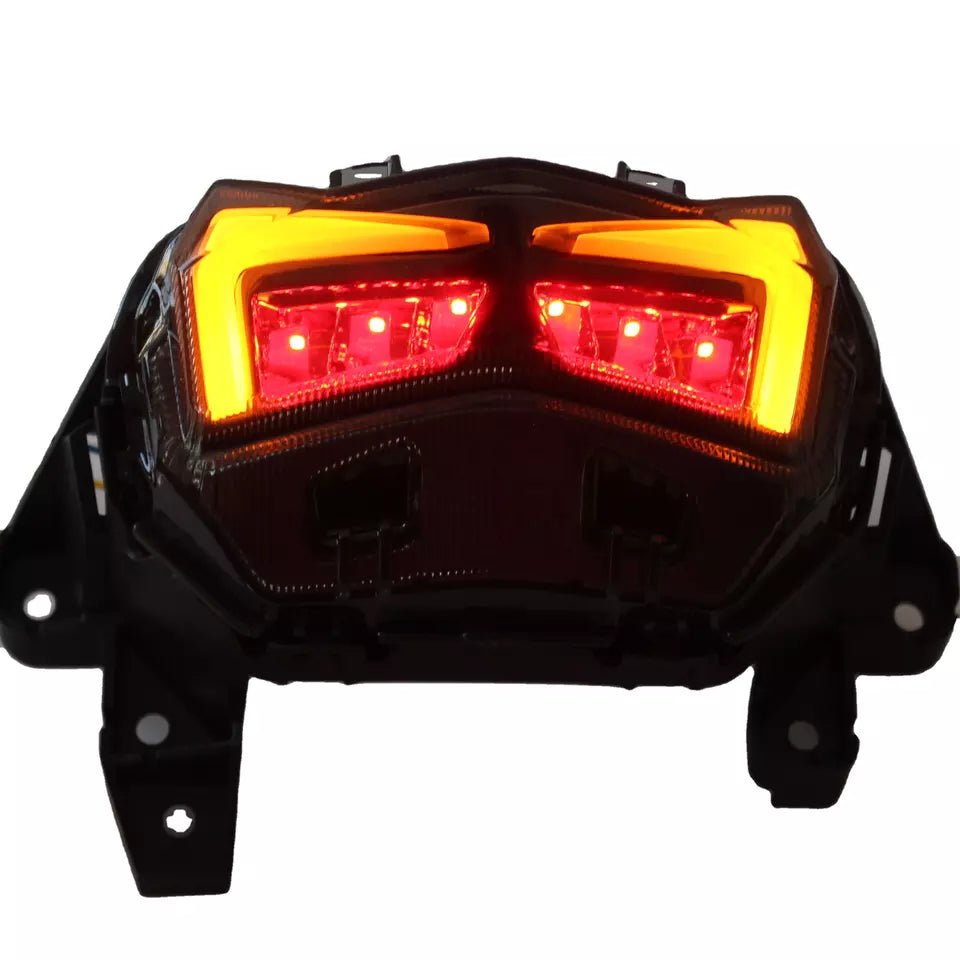 Multi Function | Motorcycle Accessory LED Tail Lamp Motor Lighting System STOPLAMP Signal Light| Complete Wire Connection - LRL Motors