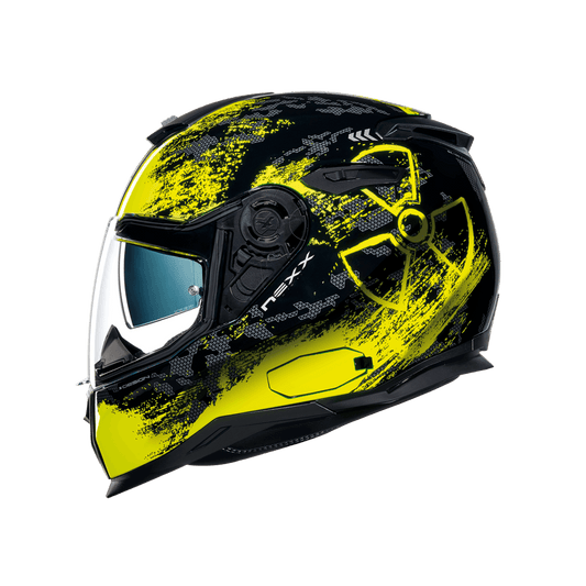 Nexx SX 100 Toxic Black Neon yellow - LRL Motors