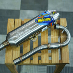 NORIFUMI ROCKET 4 Bore up 1 SS Exhaust For Xpulse 200 - LRL Motors