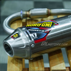 NORIFUMI ROCKET 4 Standard SS Exhaust For Xpulse 200 - LRL Motors