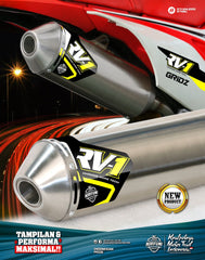 NORIFUMI RV-1 Standard Exhaust For Xpulse 200 - LRL Motors