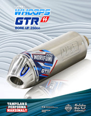 NORIFUMI Whoops GTR Original Bore Up SS Exhaust For Xpulse 200 4V - LRL Motors