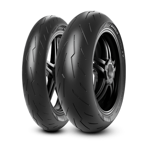 PIRELLI DIABLO ROSSO 4 120/70ZR17 Tubeless 58 W Front Two-Wheeler Tyre - LRL Motors