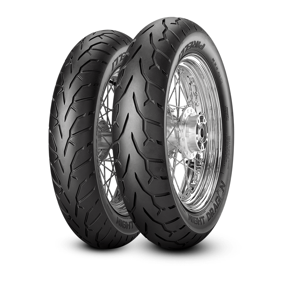 PIRELLI Night Dragon 100/90-19 Tubeless 57 H Front Two-Wheeler Tyre - LRL Motors