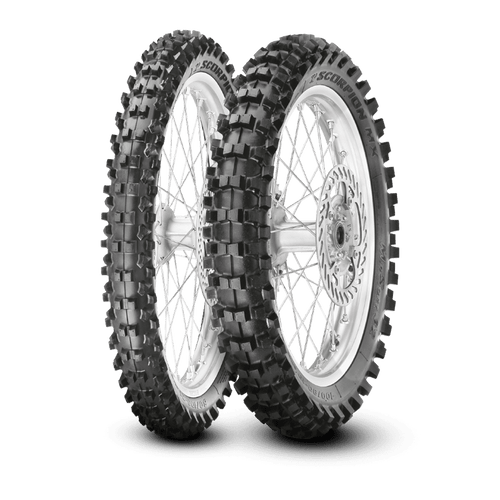 PIRELLI SCORPION MX 32 NHS 70/100-17 40 M Front Two-Wheeler Tyre (Requires Tube) - LRL Motors