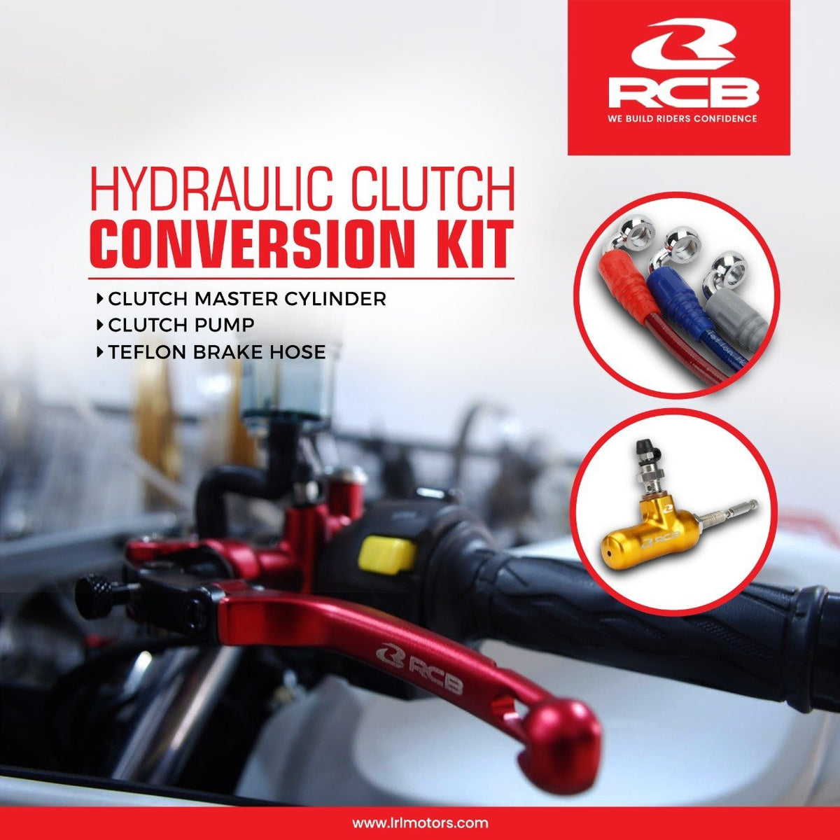 Racing Boy Hydraulic Clutch Conversion Kit 14MM (LH) - LRL Motors