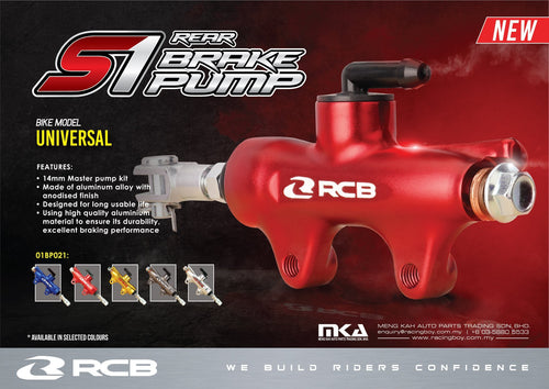 Racing Boy Rear brake pump 14mm - LRL Motors